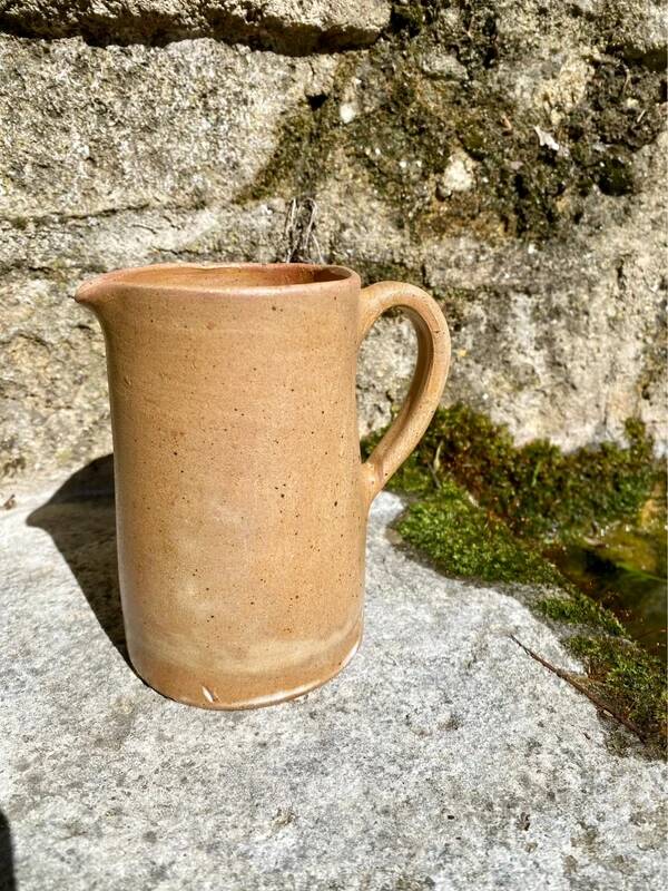 Small vintage stoneware carafe