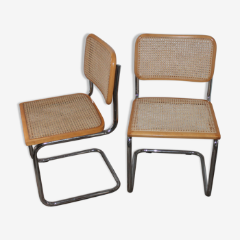 Paire de chaises par Marcel Breuer Cesca B32