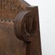 Late 19th century massive throne chair
