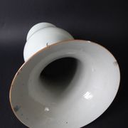 Ancient vase balustre Chinese porcelain china poeme brand Qing XIX