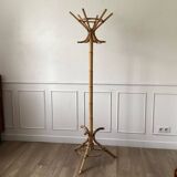 Rattan Parrot Coat Rack