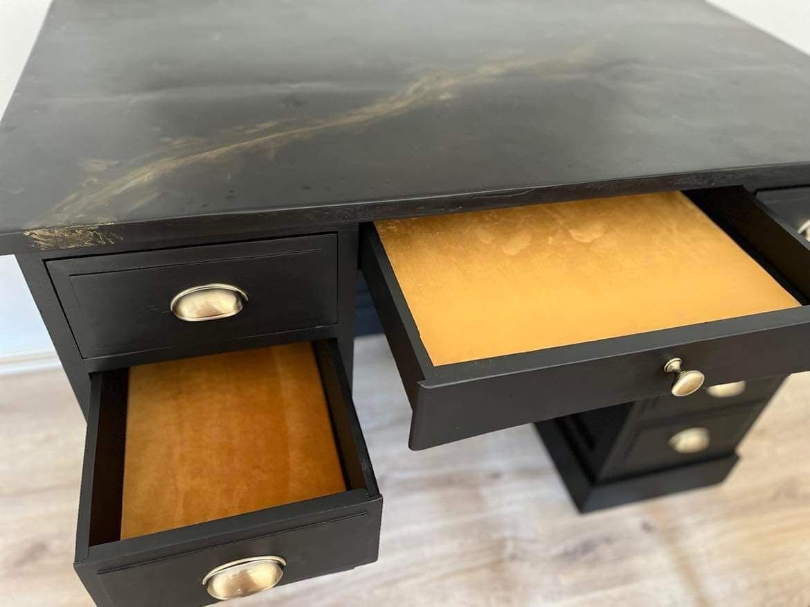 American desk and matching armchair