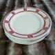 6 mismatched antique dinner plates