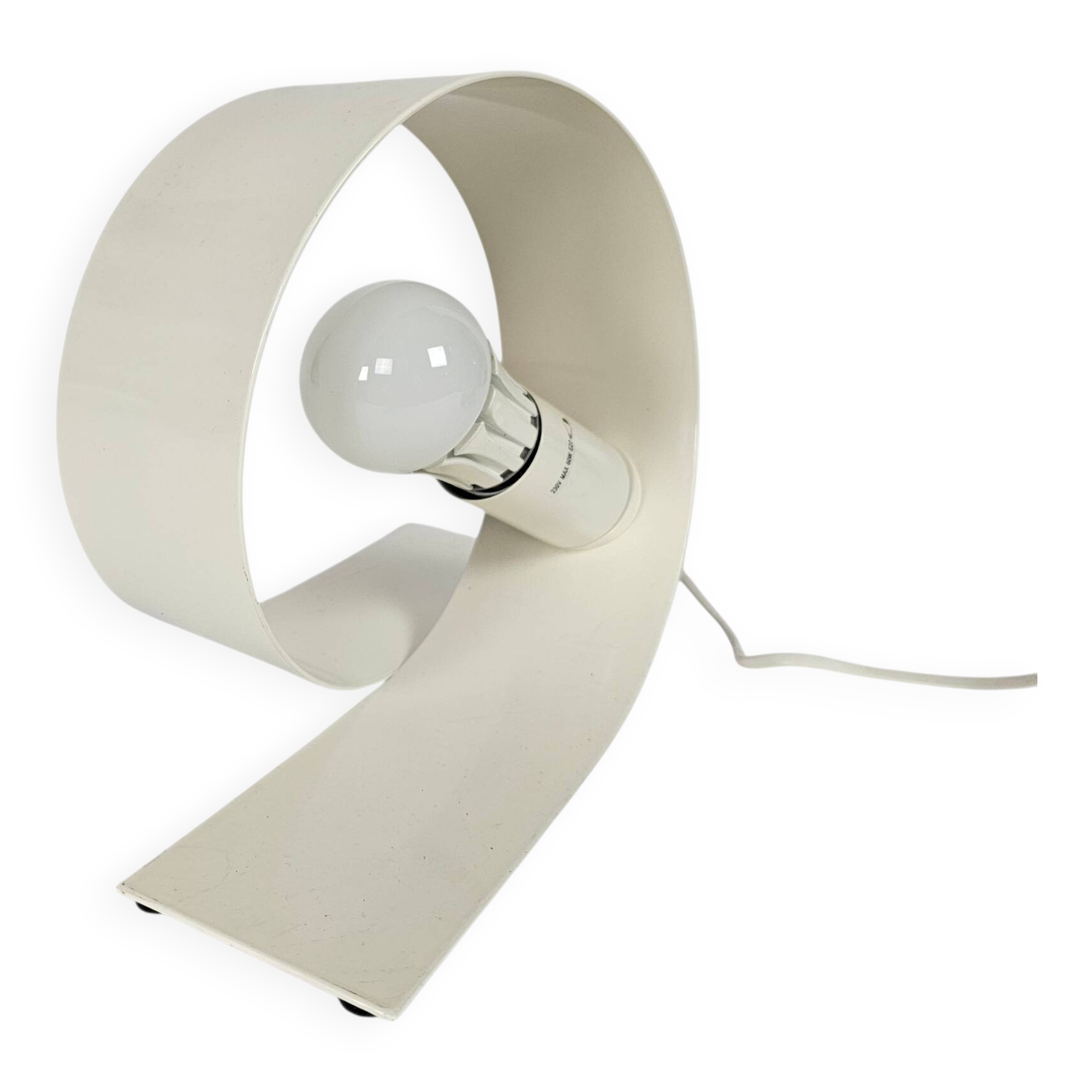 Massive - Fabriqué en Belgique - Lampe Looping - Lampe de table - Laquée bl