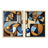Diptyque « Conversation Géométrique » Olisch