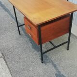 Vintage wood and metal desk
