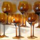 Verres à pieds design vintage