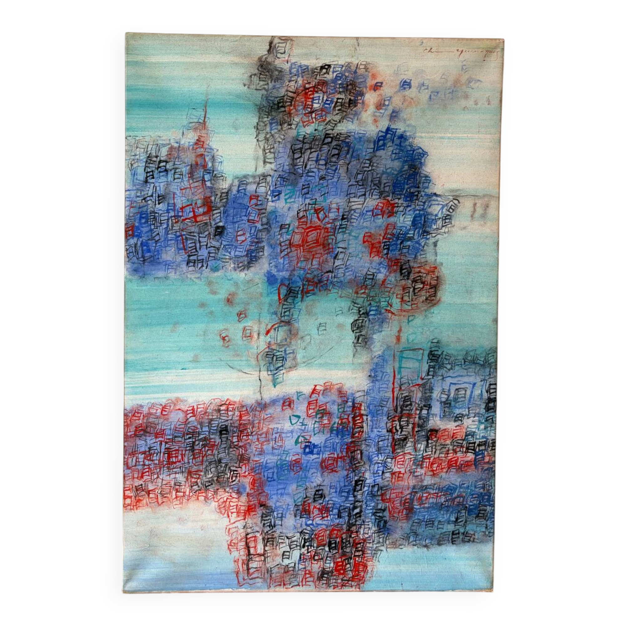 Abstract composition of the 20th century