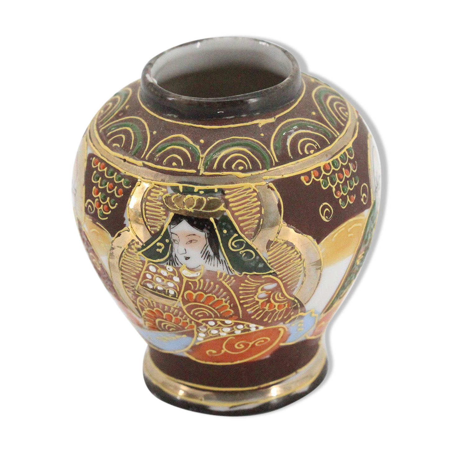 Ancient Japanese vase satsuma