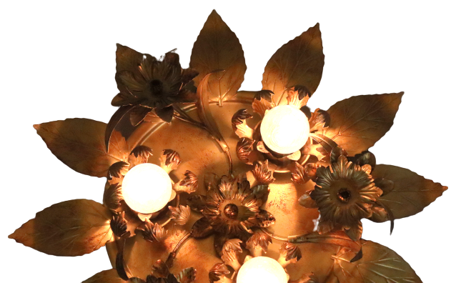Vintage ceiling lamp ceiling lamp willy daro flower flower lamp