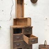 Wooden craft furniture with 10 drawers