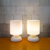 Italian table lamps in Murano Glass from Vistosi, 1970s