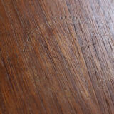 Mid-century modern foldable serving trolley with teak trays