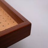 Magnifique méridienne en teck de style minimaliste, années 1950, Hollande