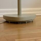 wooden and brass floor lamp - Sweden 50s/60s