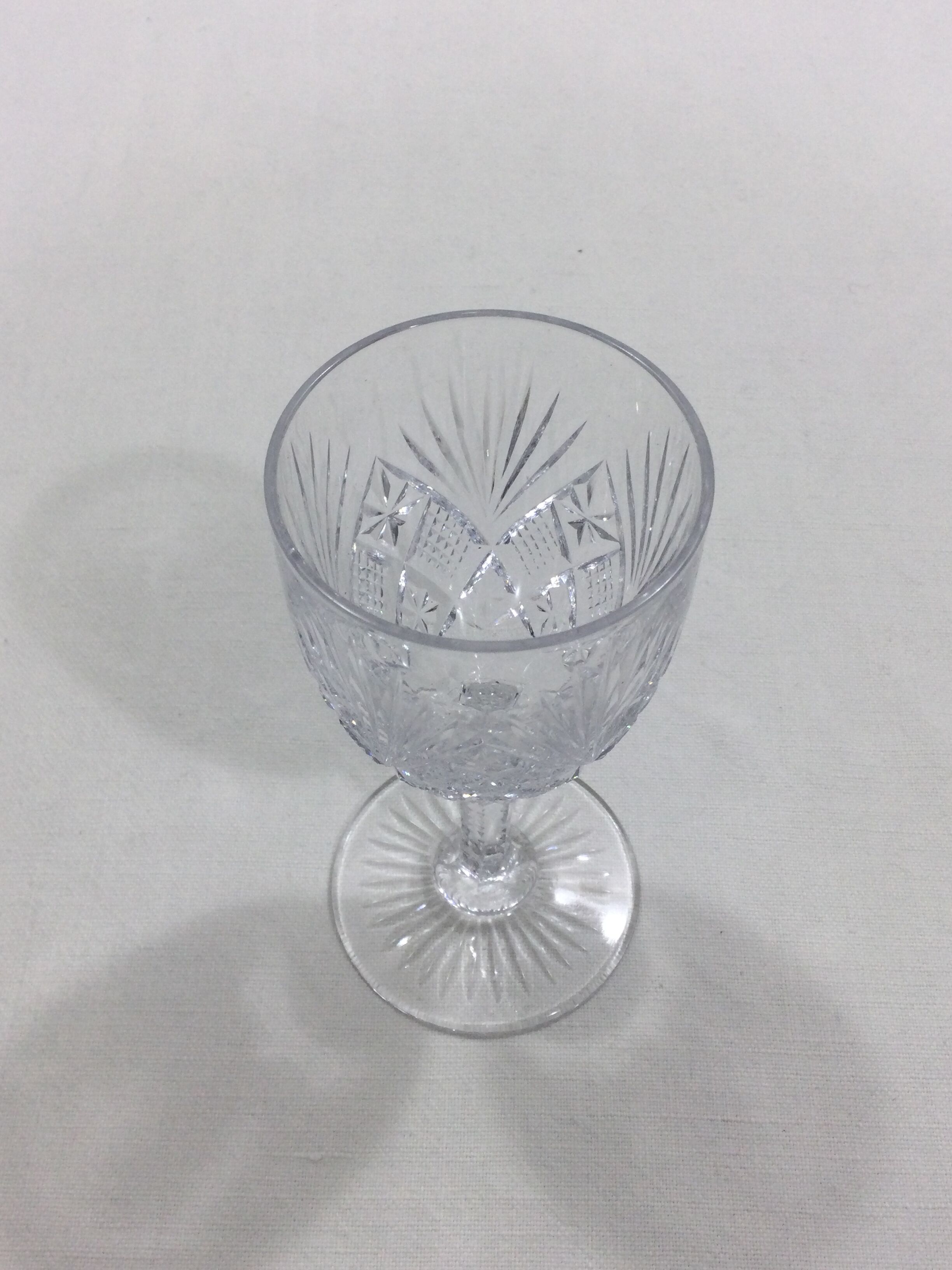 Saint Louis - 6 White Wine Glasses Gavarni Model