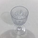 Saint Louis - 6 White Wine Glasses Gavarni Model