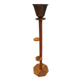 Lampadaire ancien vintage bois
