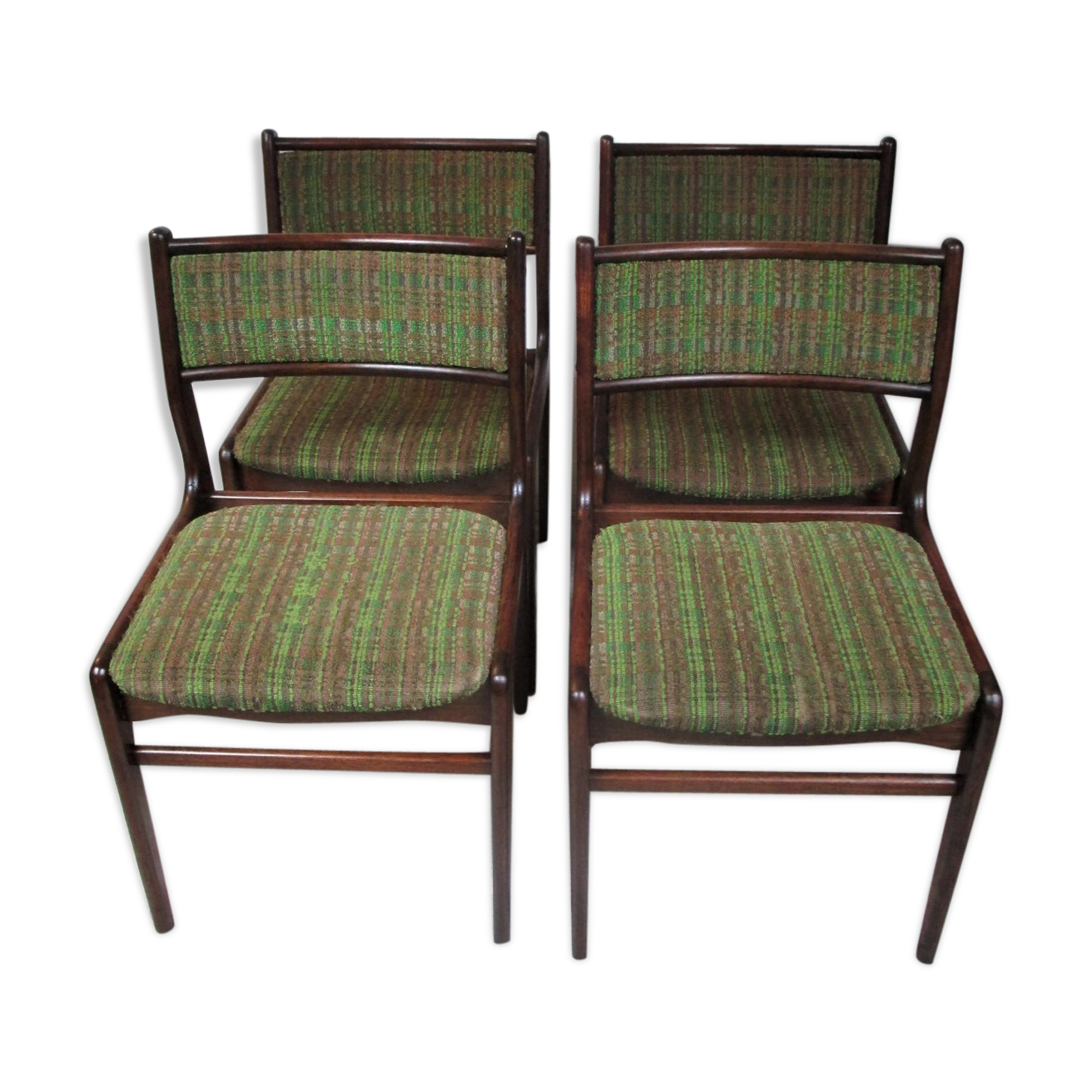 Set of four chairs, Denmark, 1970s