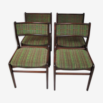 Set of four chairs, Denmark, 1970s