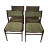 Set of four chairs, Denmark, 1970s