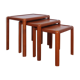 Scandinavian nesting coffee table 70's