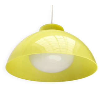 Suspended lamp model KD6 space age from the mid-century by Achille and Pier Giacomo Castiglioni for Kartell, 1960s.