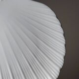 3 vintage flat plates with scallop shells, fine Limoges porcelain