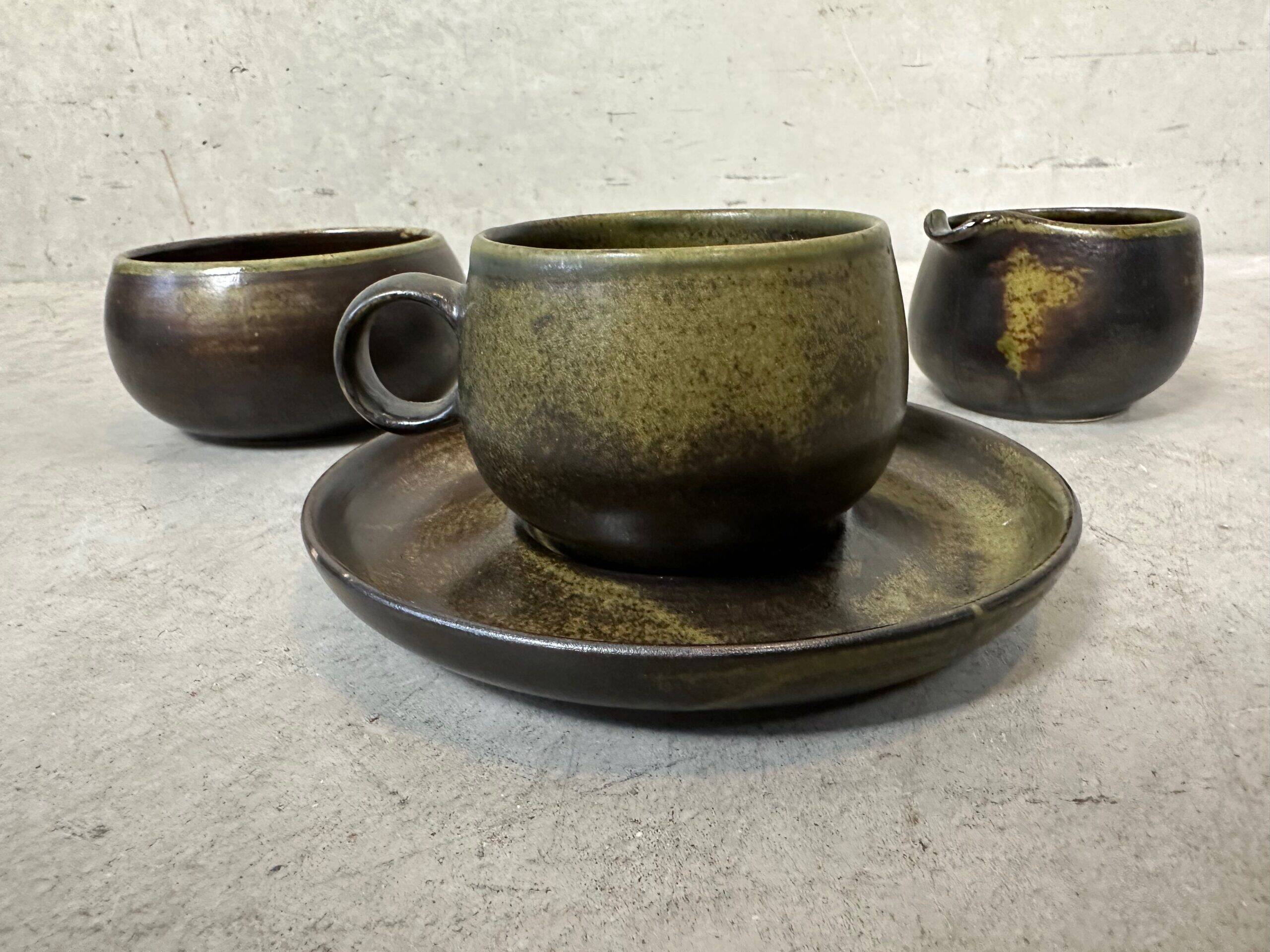 Service à café vintage de 22 pièces – Pentik (Norvège)