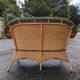Rattan bench