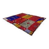 Handmade Moroccan Berber carpet 247 x 200 CM