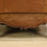 Standing man in cherry wood, Louis XV style – late 19th century