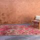 Tapis Marocain Boujad rose - 380 x 186 cm