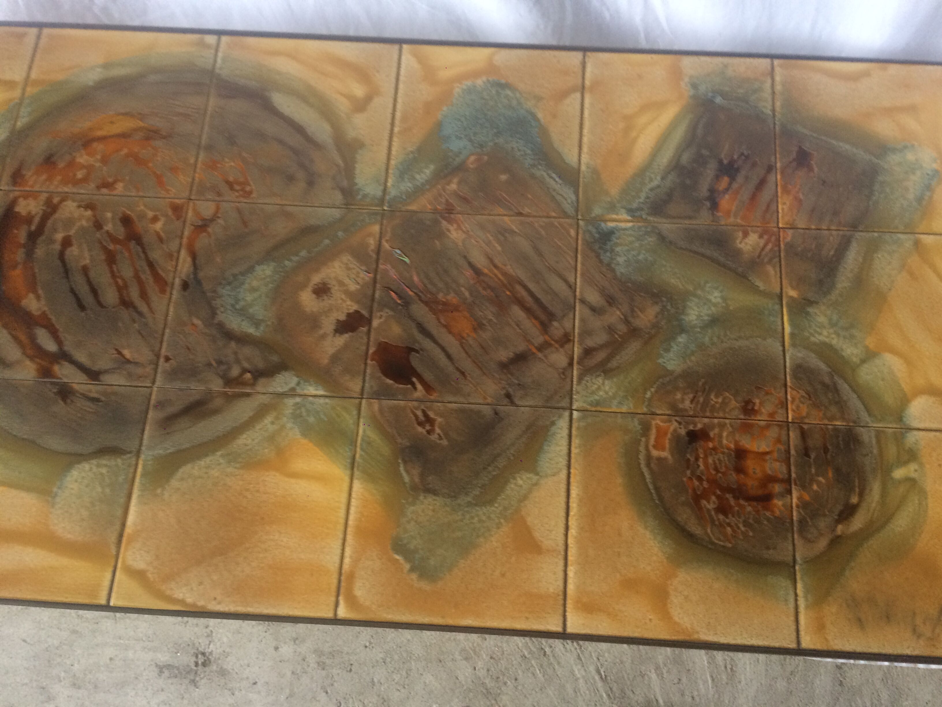Ceramics coffee table by J. Belarti & J.d’Asti