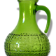Great 70's Green vintage glass carafe