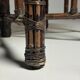 Table basse octogonale en bambou XL