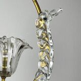 Murano glass chandelier by Ercole Barovier, Barovier & Toso, 1930s.