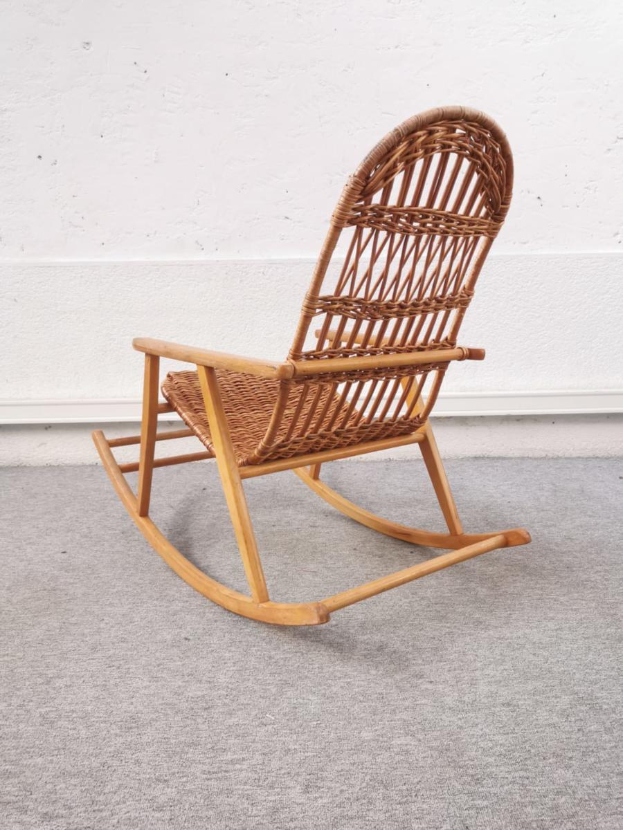 Rocking-chair rattan