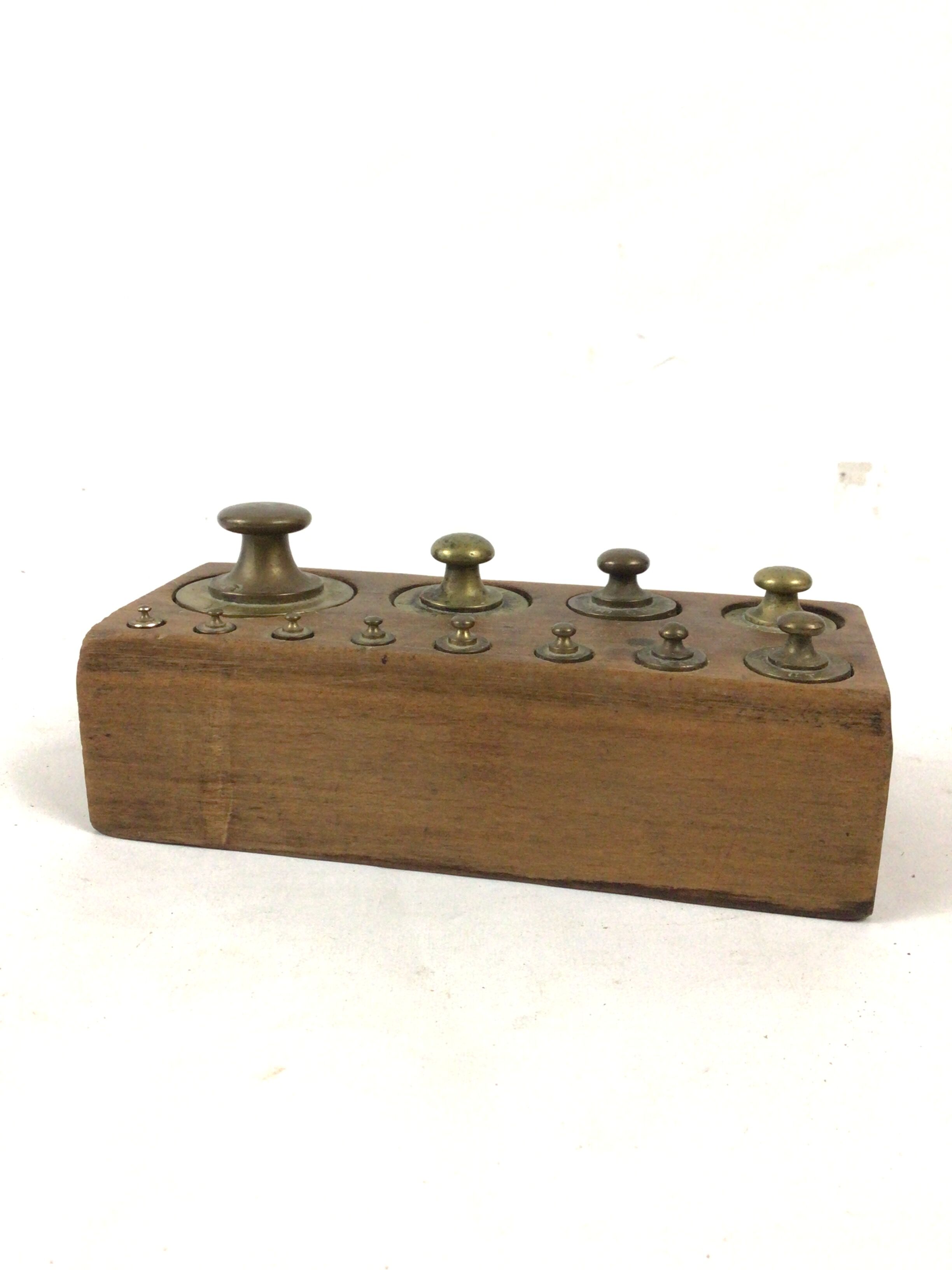 Brass weight series, complete