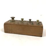 Brass weight series, complete