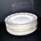 Niderviller lot de 6 assiettes Empire et soupière en porcelaine dure décor blé peint or 1790