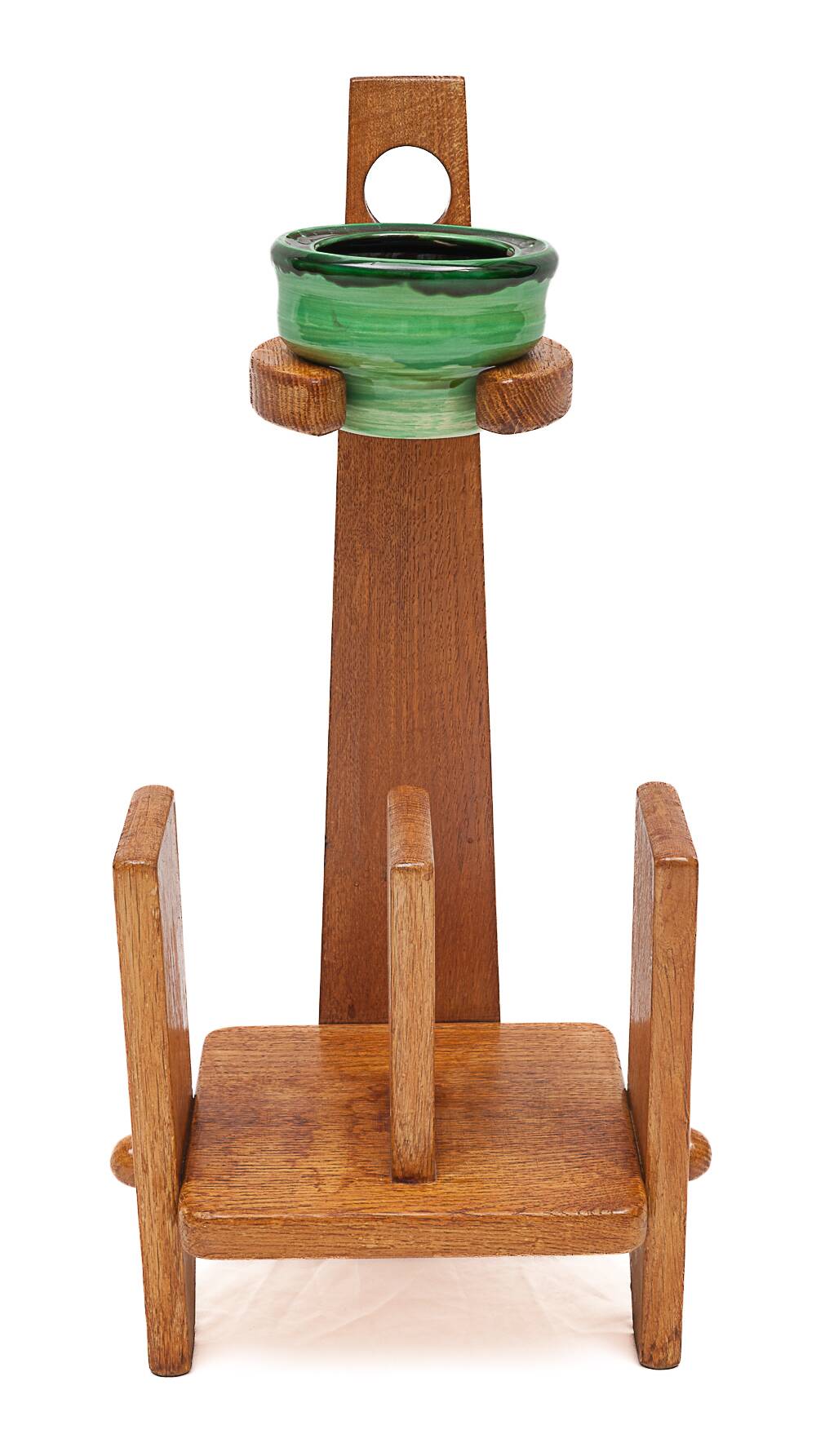 Magazine rack ashtray holder by Guillerme et Chambron