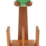 Magazine rack ashtray holder by Guillerme et Chambron