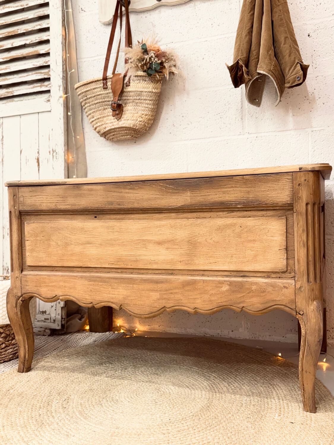 Restored antique bank safe