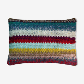 Housse de coussin kilim turc vintage 30x50cm