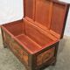 Coffre de rangement asiatique chinois palissandre