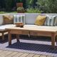 Antique solid wood coffee table – unique restored piece | Louna