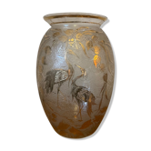 Vase decorated with birds