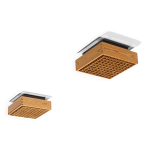 Plafonniers carrés en