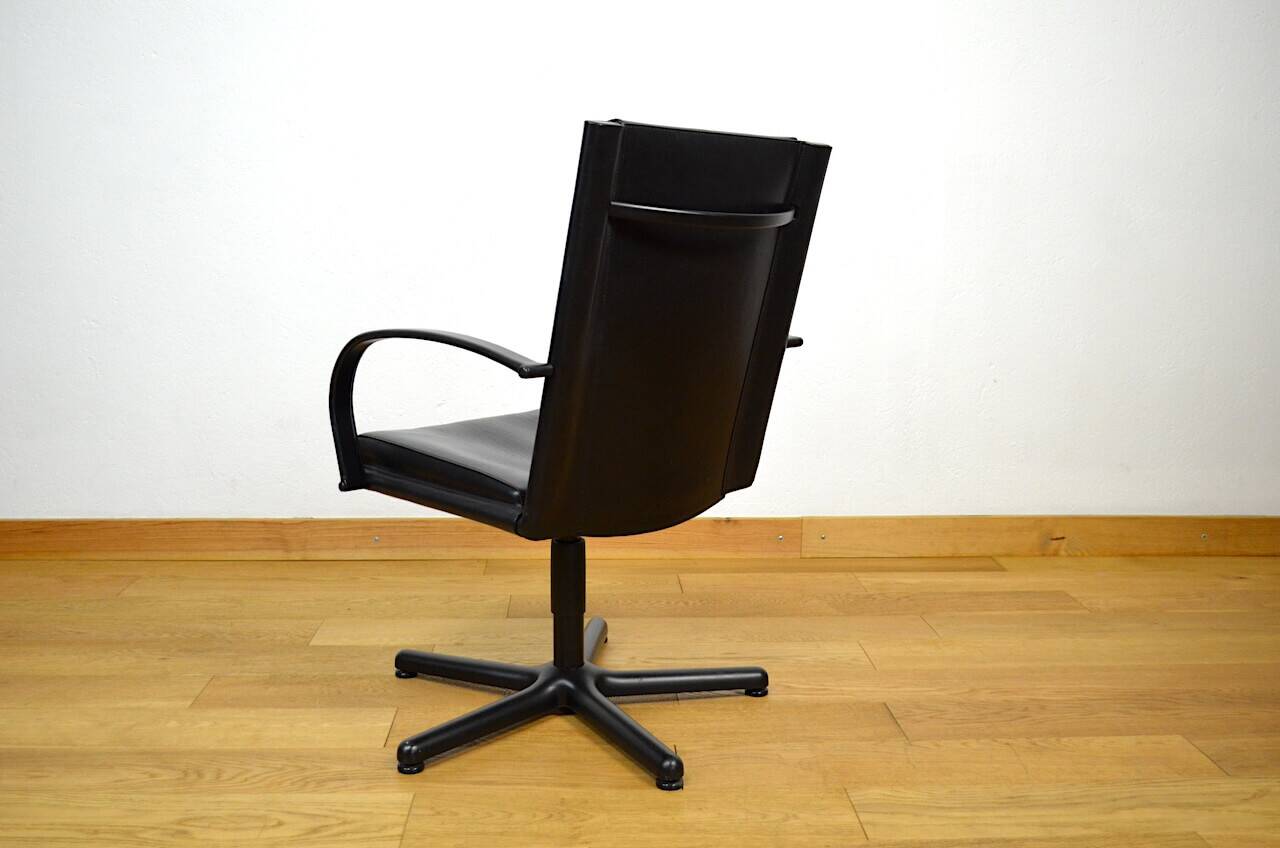 Leather Office Chair by Matteo Grassi, Italy